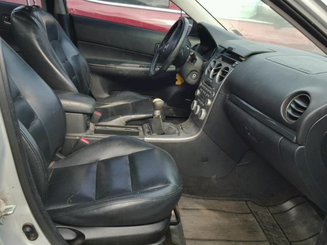 1YVFP84D345N60289 - 2004 MAZDA 6 S GRAY photo 5