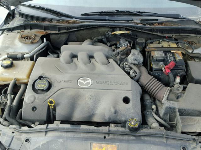 1YVFP84D345N60289 - 2004 MAZDA 6 S GRAY photo 7