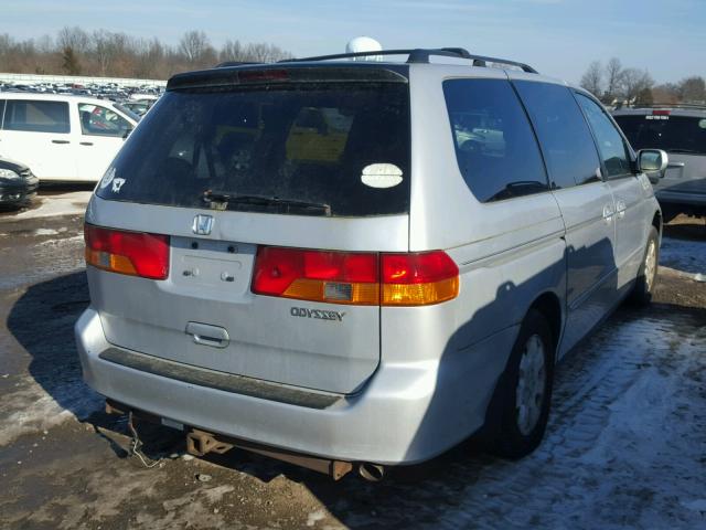 2HKRL18662H516320 - 2002 HONDA ODYSSEY EX SILVER photo 4