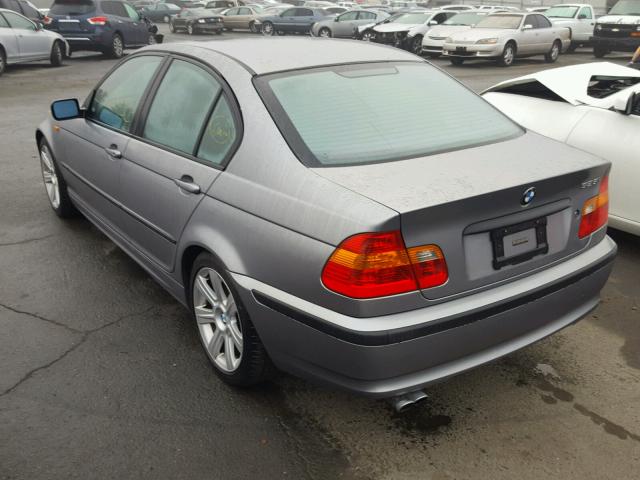 WBAET37473NJ35908 - 2003 BMW 325 I GRAY photo 3