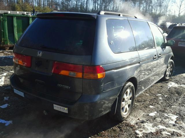 5FNRL18054B122868 - 2004 HONDA ODYSSEY EX GREEN photo 4