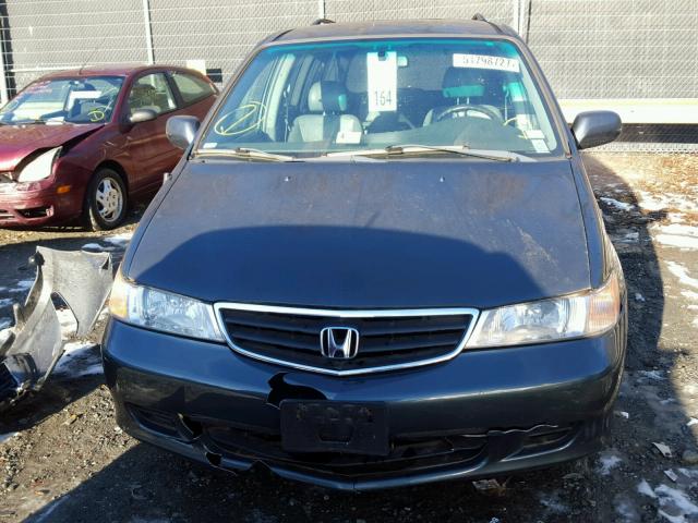 5FNRL18054B122868 - 2004 HONDA ODYSSEY EX GREEN photo 9