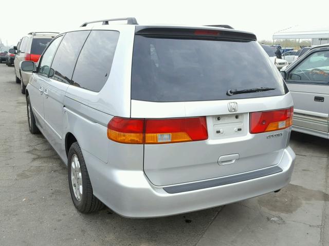 5FNRL18613B075762 - 2003 HONDA ODYSSEY EX SILVER photo 3