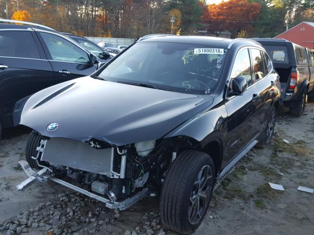 WBXHT3Z35J4A66245 - 2018 BMW X1 XDRIVE2 BLACK photo 2