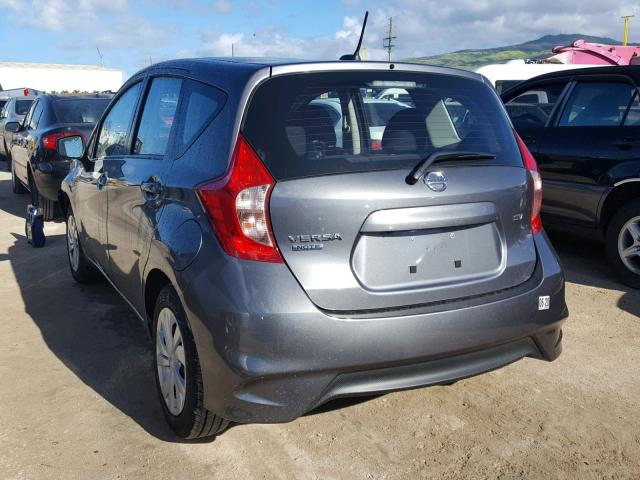 3N1CE2CP6JL368256 - 2018 NISSAN VERSA NOTE GRAY photo 3