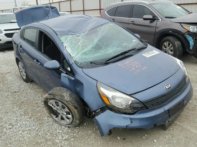 KNADM4A33G6594903 - 2016 KIA RIO LX BLUE photo 1