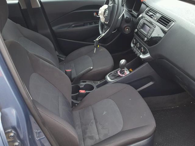 KNADM4A33G6594903 - 2016 KIA RIO LX Կապույտ լուսանկար 5