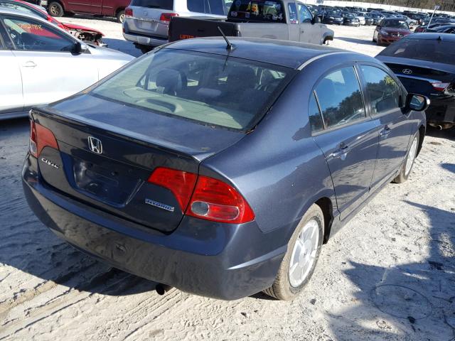 JHMFA36256S028714 - 2006 HONDA CIVIC HYBR GRAY photo 4