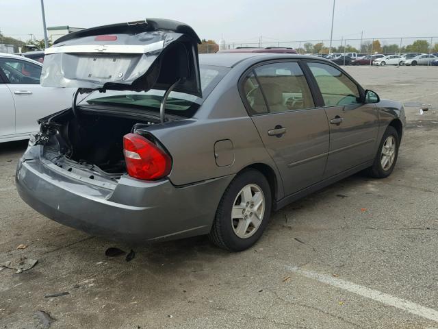1G1ZT54825F244600 - 2005 CHEVROLET MALIBU LS ნაცრისფერი ფოტო 4