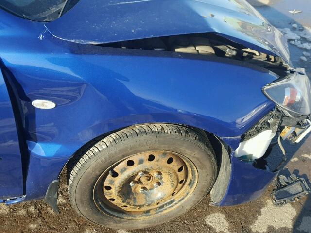 JM1BK32F581136328 - 2008 MAZDA 3 I BLUE photo 10