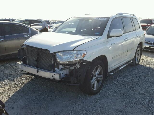 JTEES42A182013610 - 2008 TOYOTA HIGHLANDER WHITE photo 2