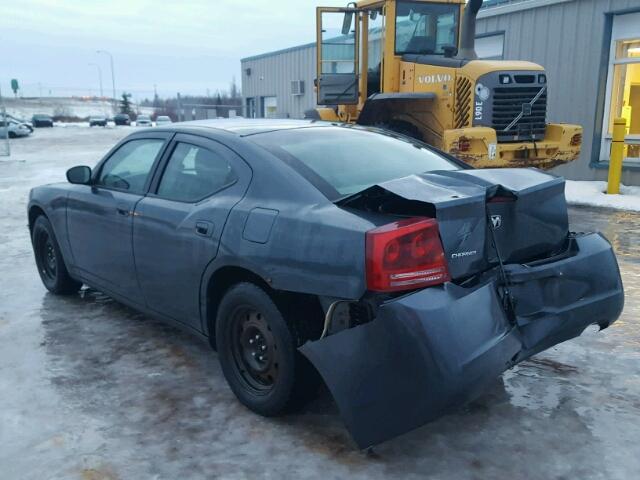 2B3KA43G97H772588 - 2007 DODGE CHARGER SE GRAY photo 3