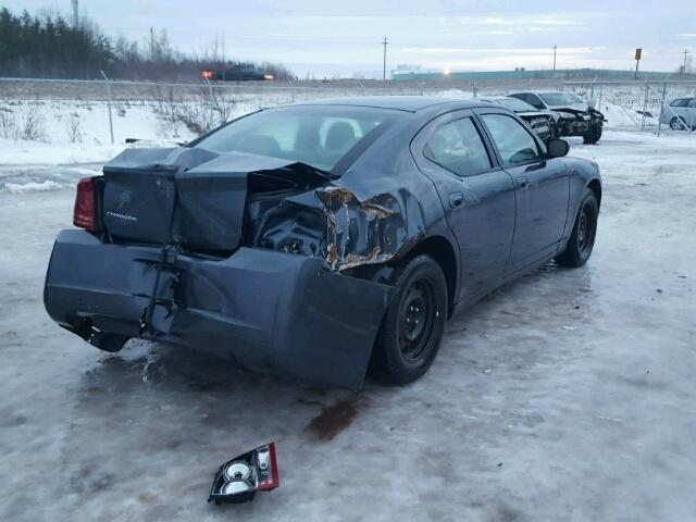 2B3KA43G97H772588 - 2007 DODGE CHARGER SE GRAY photo 4