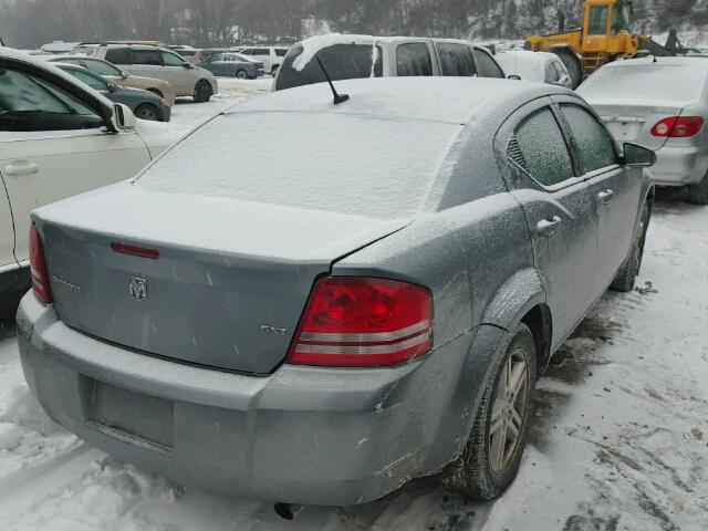 1B3LC56R38N193977 - 2008 DODGE AVENGER SX GRAY photo 4