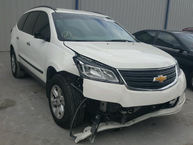 1GNKRFED7DJ124495 - 2013 CHEVROLET TRAVERSE L WHITE photo 1