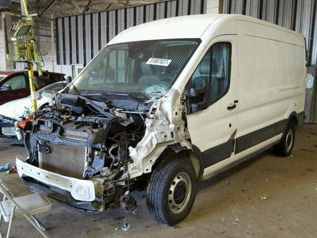 1FTSW2CG1FKB31088 - 2015 FORD TRANSIT T- WHITE photo 2