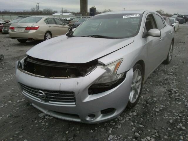 1N4AA5AP0AC834365 - 2010 NISSAN MAXIMA S SILVER photo 2