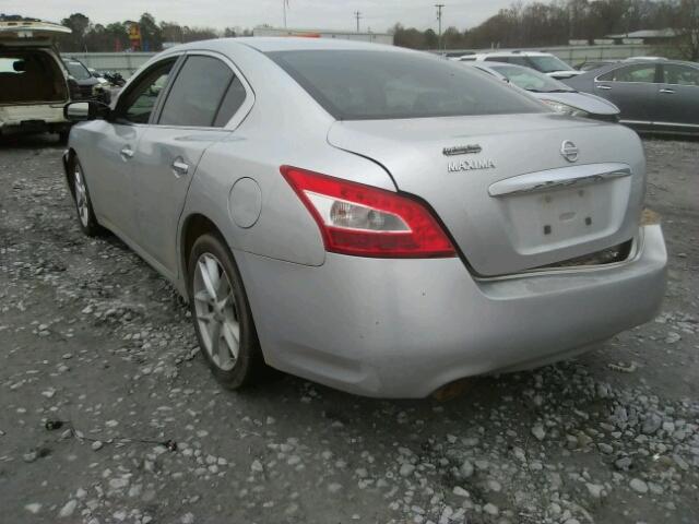 1N4AA5AP0AC834365 - 2010 NISSAN MAXIMA S SILVER photo 3