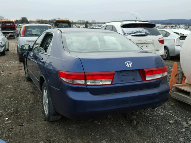 1HGCM56613A023247 - 2003 HONDA ACCORD EX BLUE photo 3