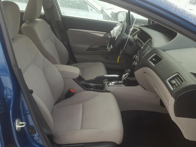 19XFB2F85EE211724 - 2014 HONDA CIVIC EX Blau Foto 5