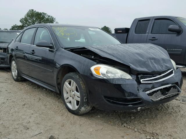 2G1WG5E32C1149257 - 2012 CHEVROLET IMPALA LT BLACK photo 1