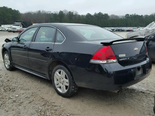 2G1WG5E32C1149257 - 2012 CHEVROLET IMPALA LT BLACK photo 3