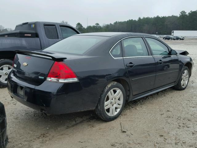 2G1WG5E32C1149257 - 2012 CHEVROLET IMPALA LT BLACK photo 4