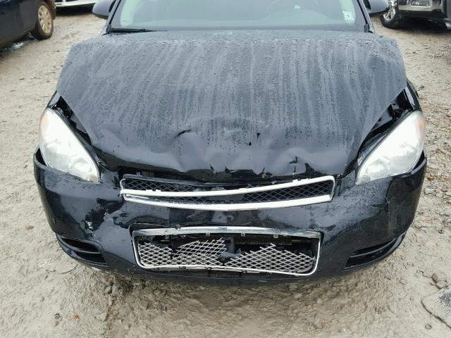 2G1WG5E32C1149257 - 2012 CHEVROLET IMPALA LT BLACK photo 7