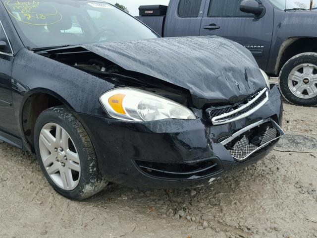 2G1WG5E32C1149257 - 2012 CHEVROLET IMPALA LT BLACK photo 9