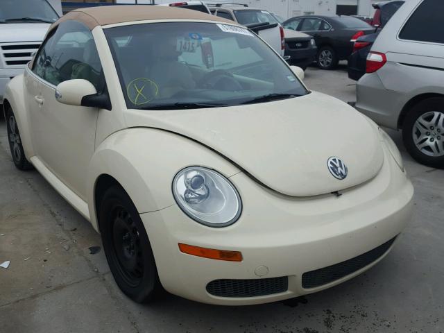 3VWRF31Y26M306907 - 2006 VOLKSWAGEN NEW BEETLE BEIGE photo 1