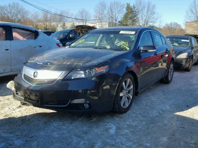 19UUA8F21CA011353 - 2012 ACURA TL GRAY photo 2