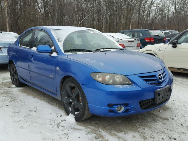 JM1BK323851279825 - 2005 MAZDA 3 S BLUE photo 1