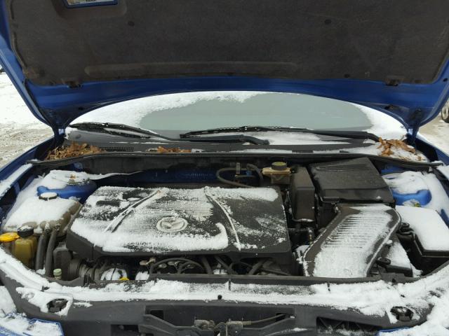 JM1BK323851279825 - 2005 MAZDA 3 S BLUE photo 7