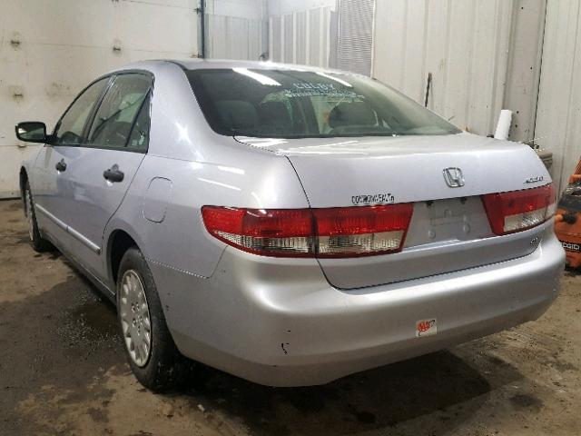 1HGCM56164A139677 - 2004 HONDA ACCORD DX GRAY photo 3