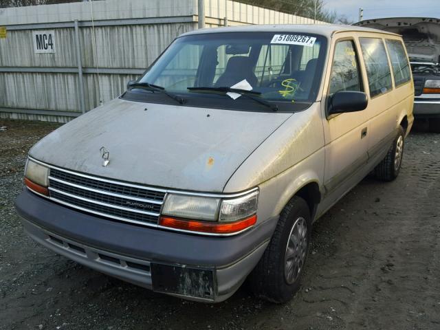 1P4GH2433RX116655 - 1994 PLYMOUTH GRAND VOY SILVER photo 2