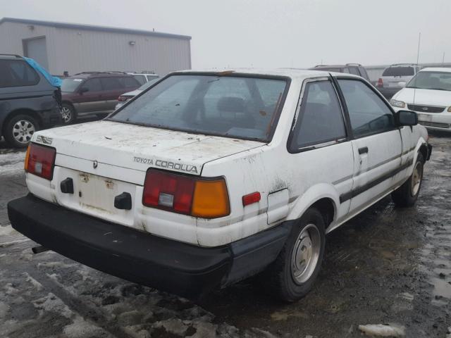 JT2AE86SXF0104073 - 1985 TOYOTA COROLLA SP WHITE photo 4