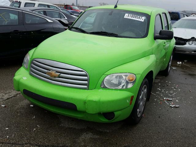 3GNCA13B29S596089 - 2009 CHEVROLET HHR LS GREEN photo 2