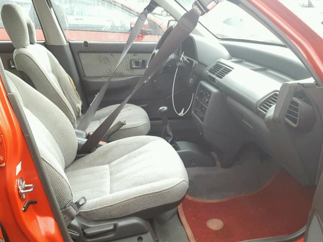 JHMEE4765MS000979 - 1991 HONDA CIVIC RED photo 5