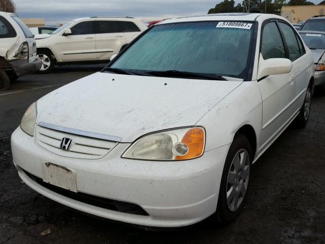 2HGES26731H591049 - 2001 HONDA CIVIC EX 白色 照片 2