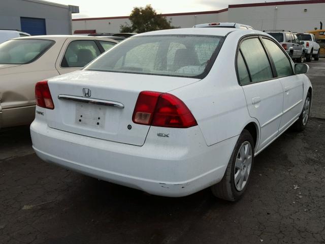 2HGES26731H591049 - 2001 HONDA CIVIC EX WHITE photo 4