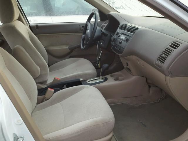 2HGES26731H591049 - 2001 HONDA CIVIC EX 白色 照片 5