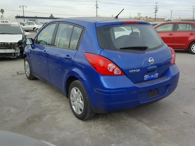 3N1BC1CP3CK270449 - 2012 NISSAN VERSA S BLUE photo 3