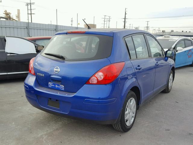 3N1BC1CP3CK270449 - 2012 NISSAN VERSA S BLUE photo 4