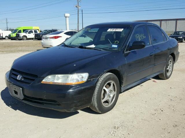 1HGCG56432A057890 - 2002 HONDA ACCORD LX BLACK photo 2