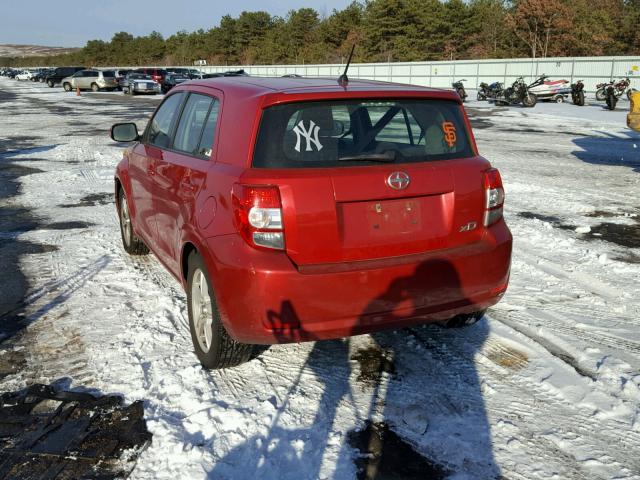 JTKKU10468J019771 - 2008 TOYOTA SCION XD RED photo 3