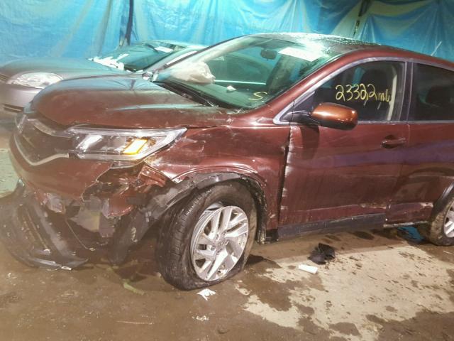 3CZRM3H56GG716947 - 2016 HONDA CR-V EX RED photo 9