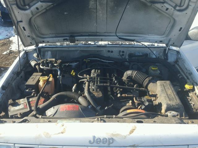 1J4FF68SXXL516757 - 1999 JEEP CHEROKEE S WHITE photo 7