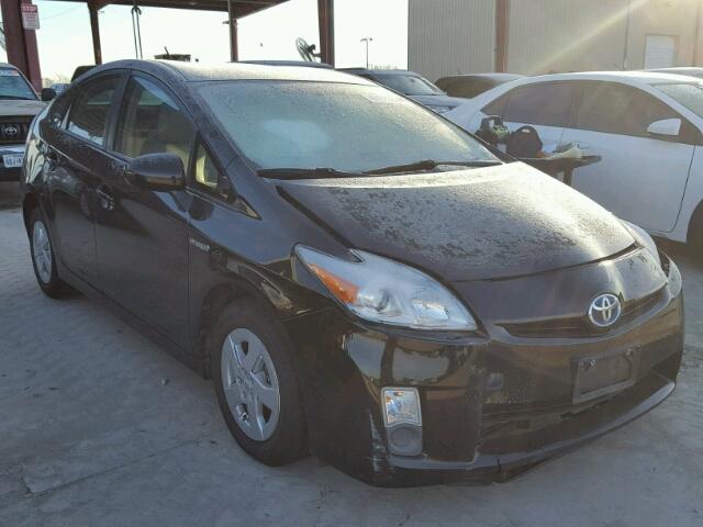 JTDKN3DUXA1032474 - 2010 TOYOTA PRIUS BLACK photo 1