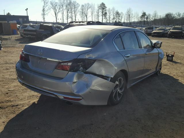 1HGCR2F3XHA259733 - 2017 HONDA ACCORD LX GRAY photo 4