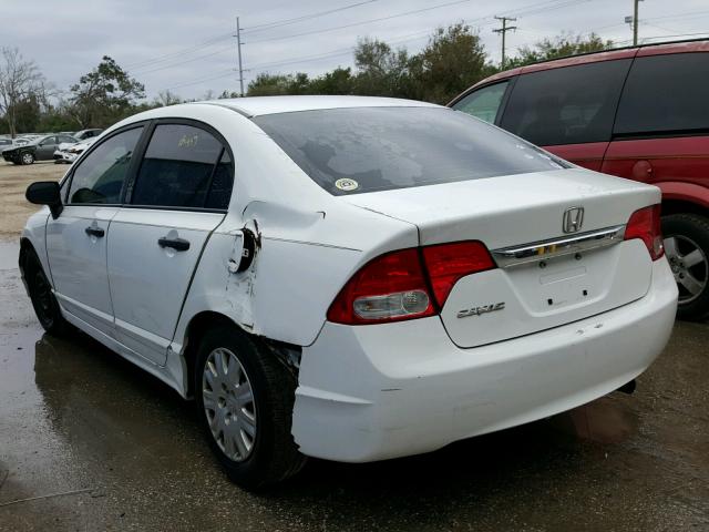 19XFA1F39BE018019 - 2011 HONDA CIVIC VP WHITE photo 3